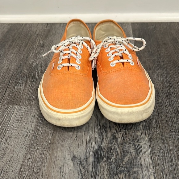 VANS J.Crew x Authentic 'Washed - Bright Orange' - 10 - Picture 4 of 9